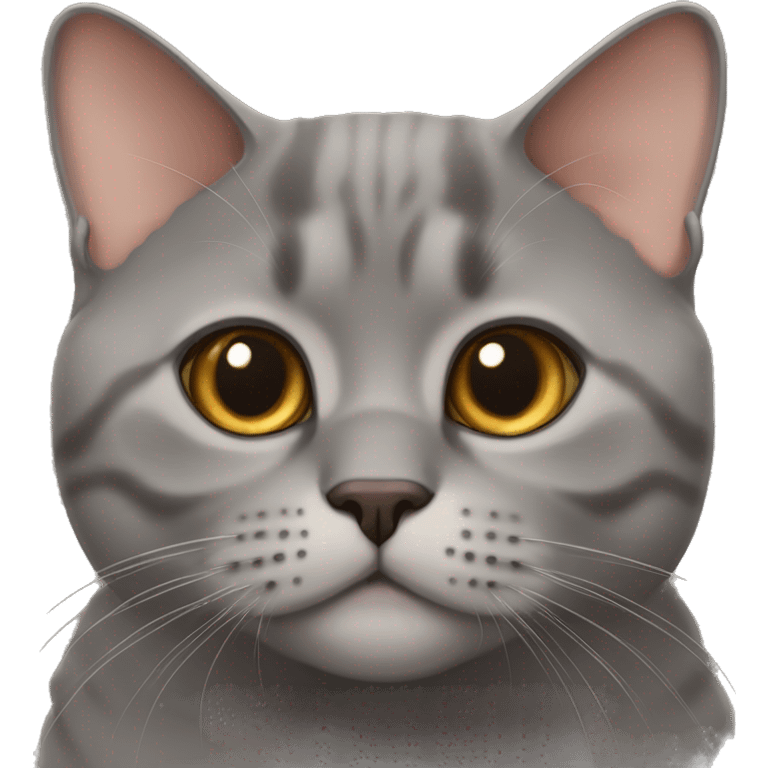 British shorthair brown cat emoji