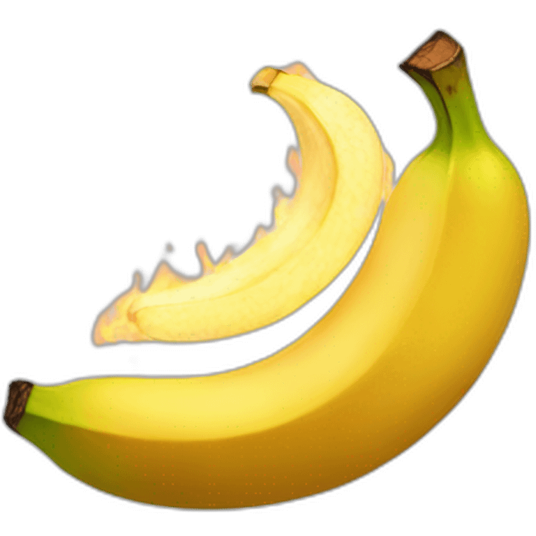 burning banana emoji