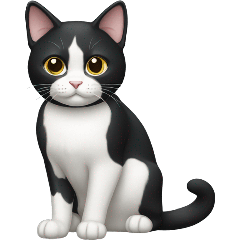 Tuxedo Cat Breed Full Body emoji