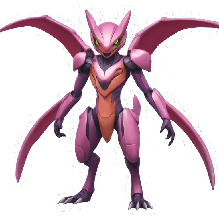 genji-genesect-raptor-Fakémon-hybrid full body emoji