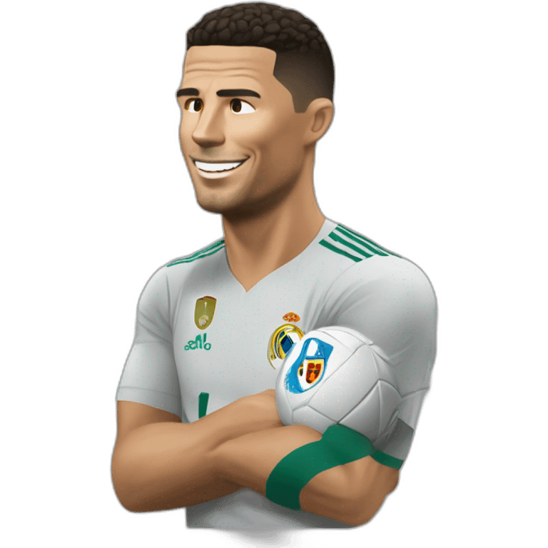 Ronaldo qui ressemble à un paresseux emoji