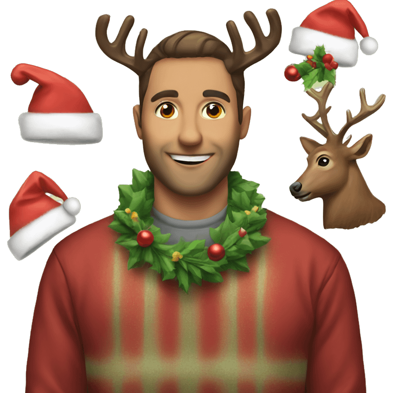 Hirsch Christmas  emoji