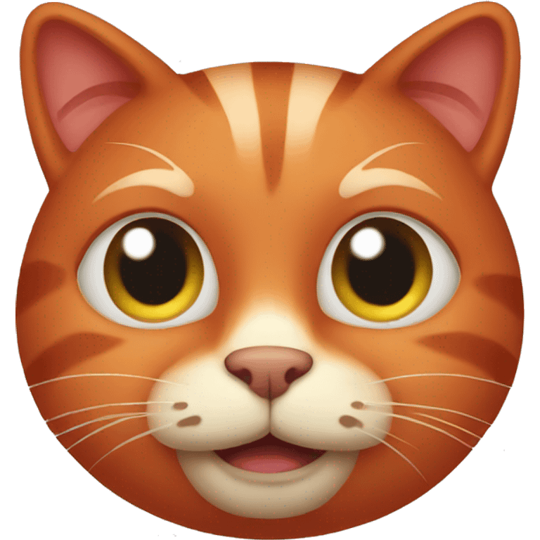 Red cat  emoji