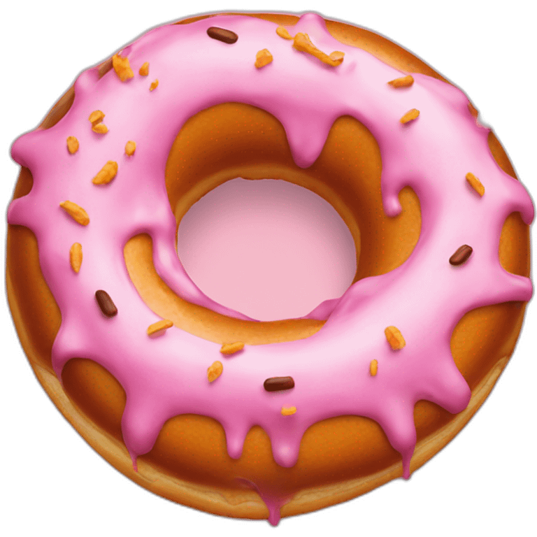 Saussice dans Donut  emoji