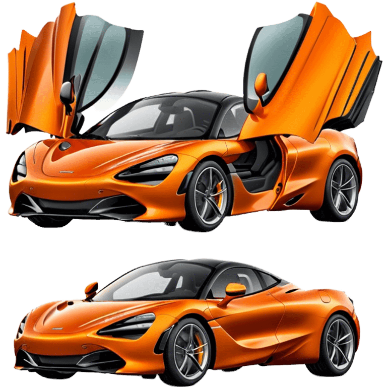 McLaren 720S - McLaren (Model Year: 2021) (Iconic colour: Orange) emoji