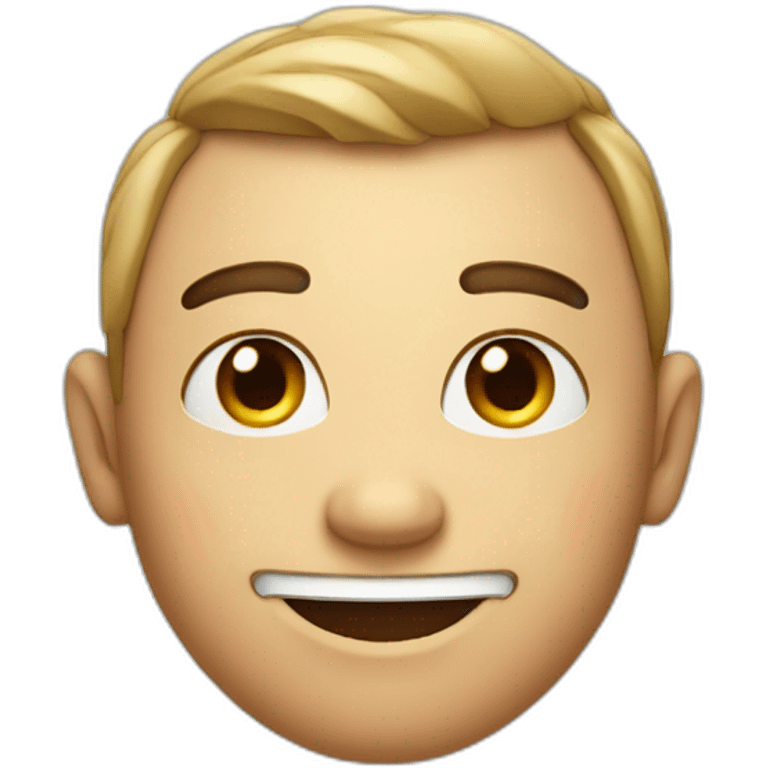 apple-styled raised eyebrow with smile emoji