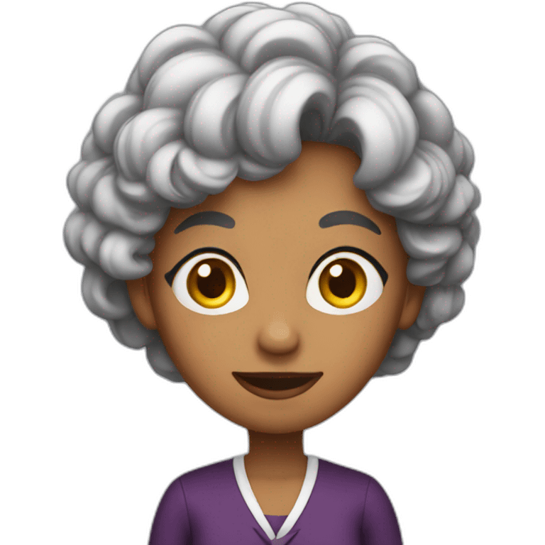 educated aunt emoji