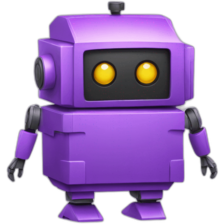 Chinese box robot purple emoji