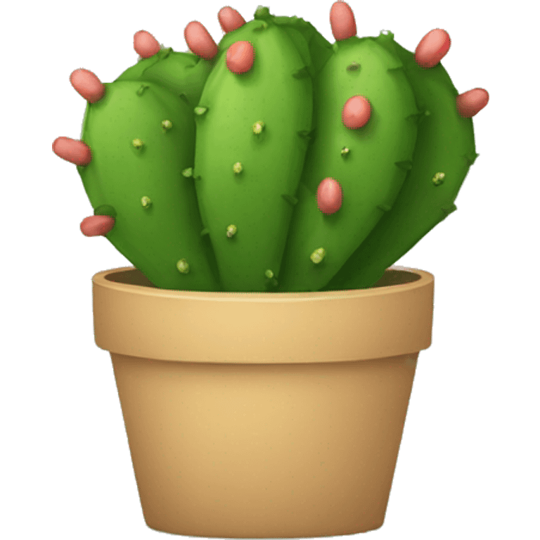 round Nopal emoji