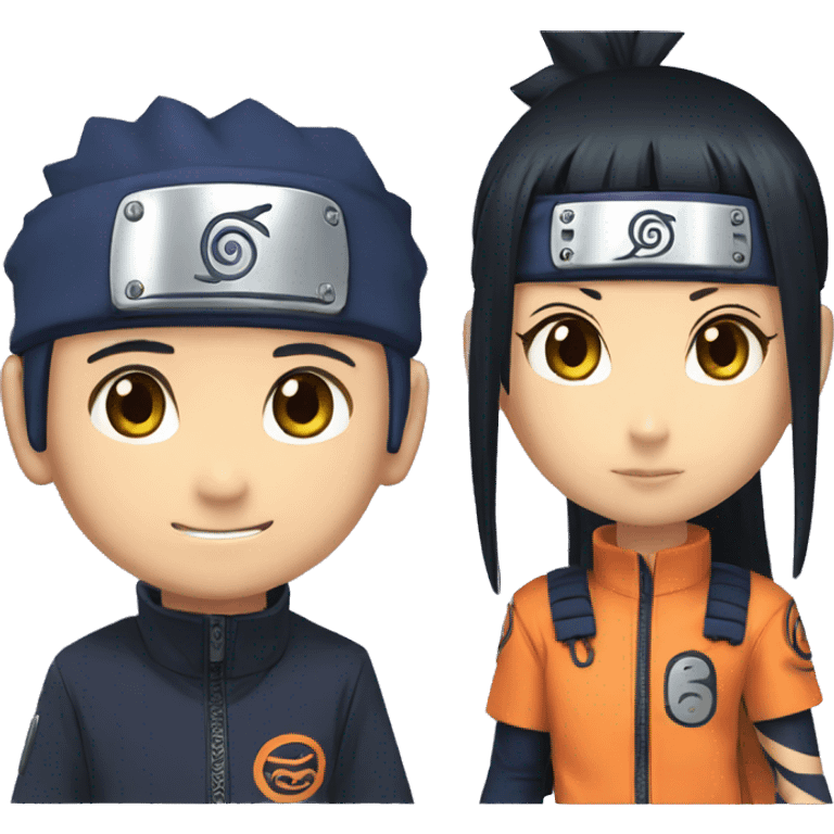 Naruto and hinata  emoji