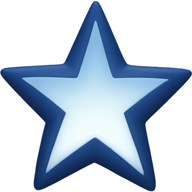 dark blue star emoji