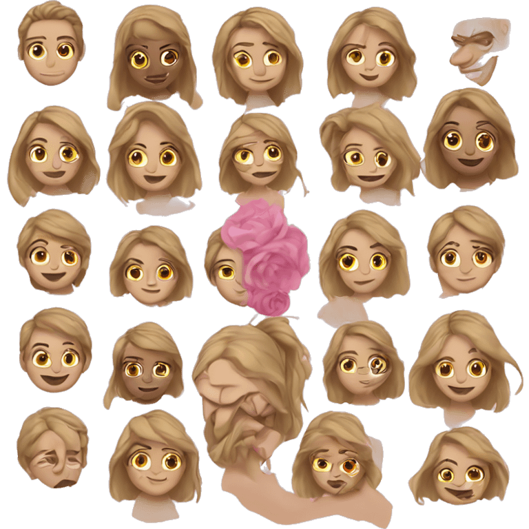 Розовое сердце emoji