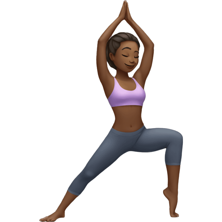 Yoga girl  emoji