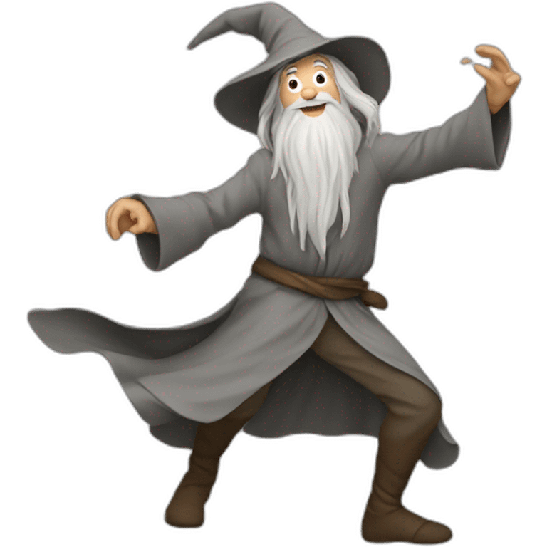 gandalf dancing emoji