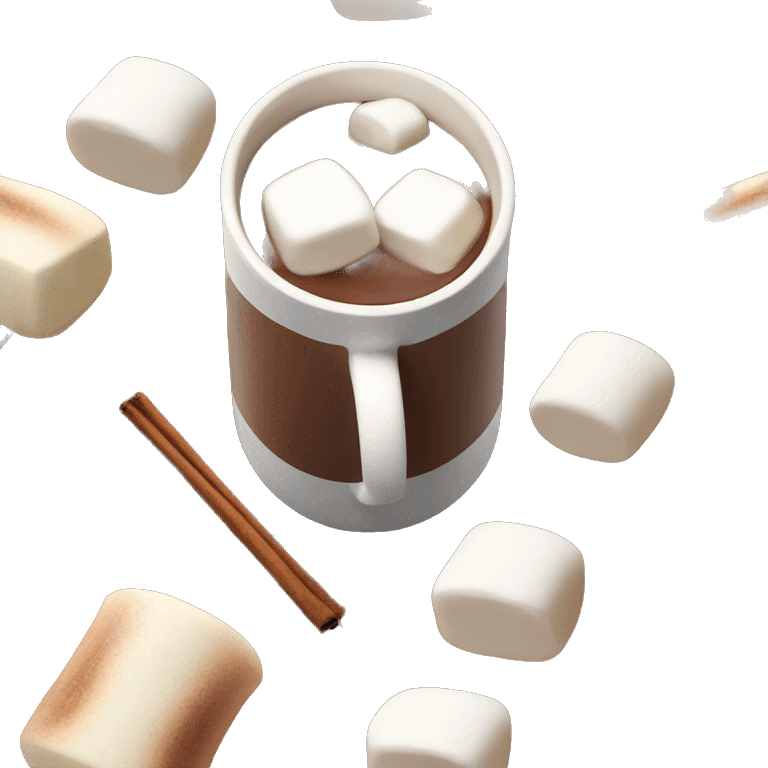 Hot chocolate marshmallows emoji