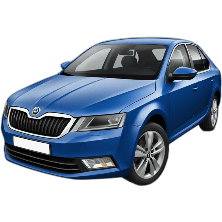 skoda-octavia-blue emoji