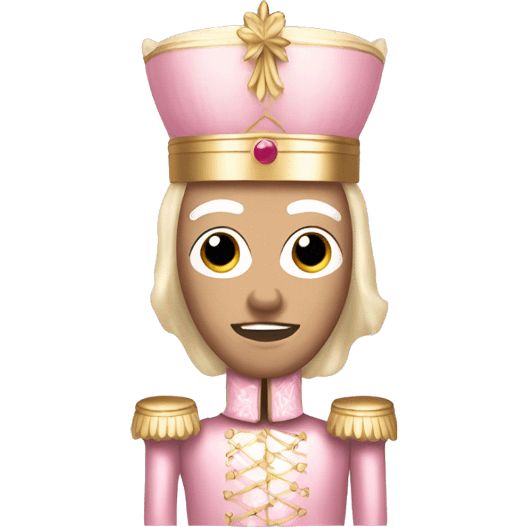 Light pink nutcracker emoji