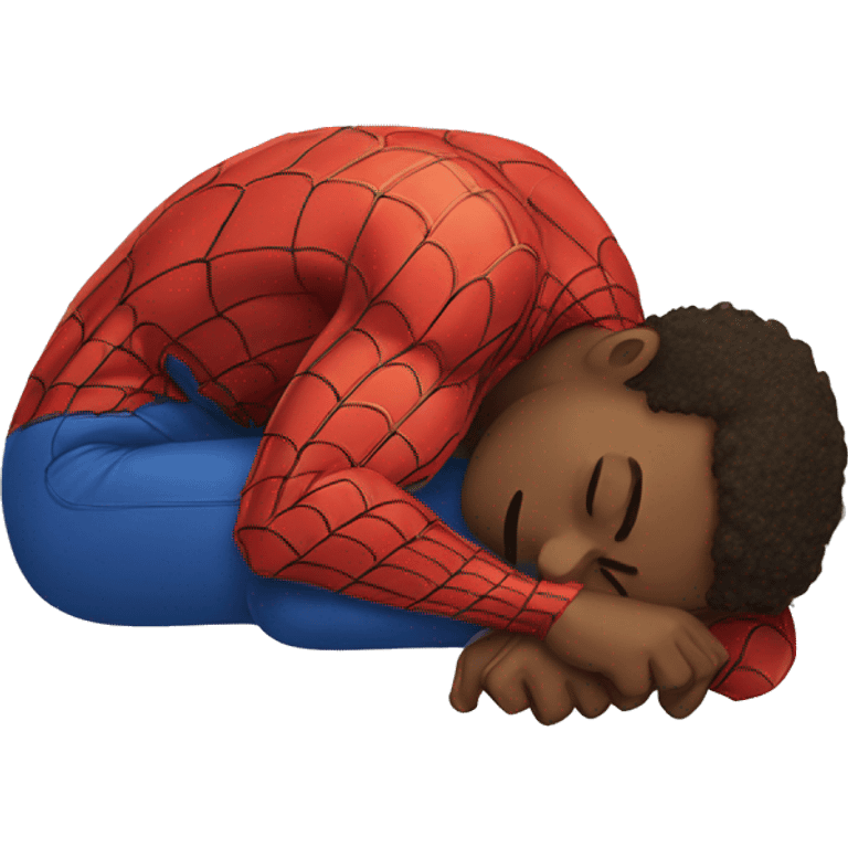 Spider-Man Sleeping emoji