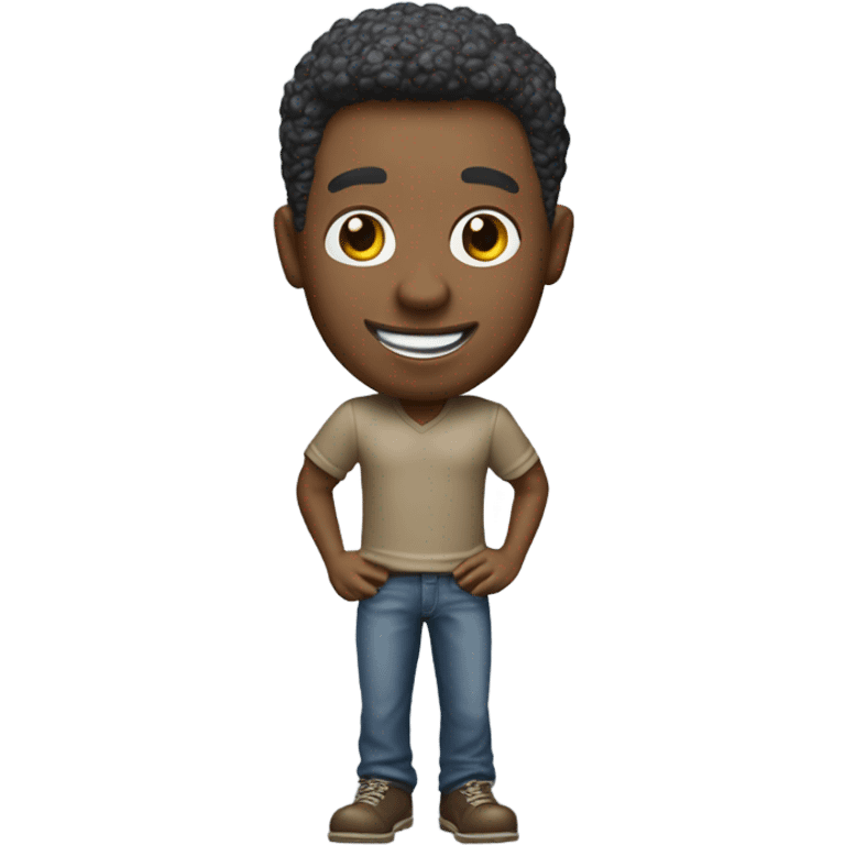 Man bobble head  emoji