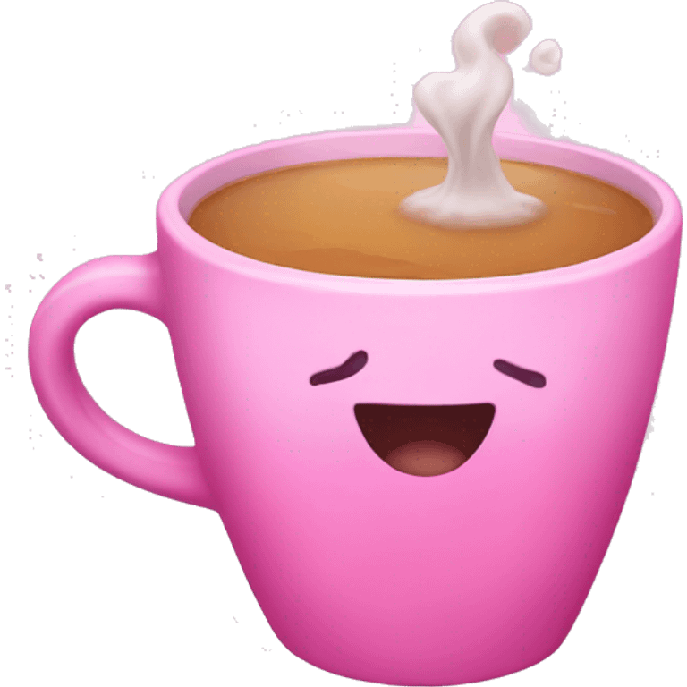 cup of pink sea emoji