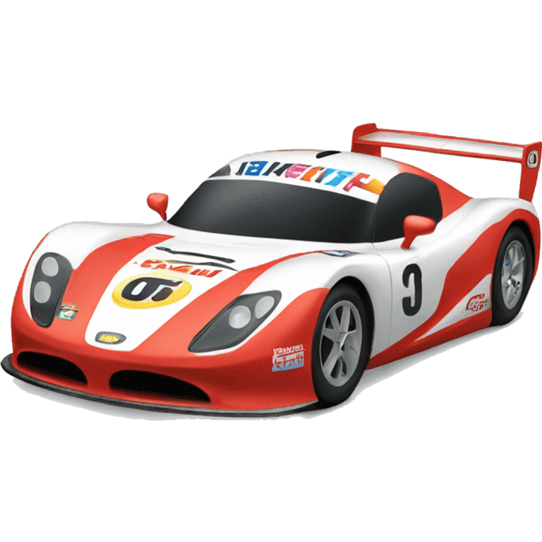 Racer car emoji