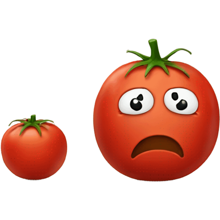 Sad tomato emoji