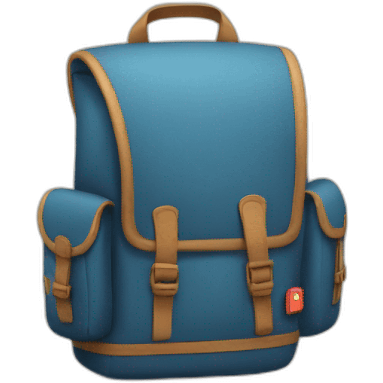 school bag emoji