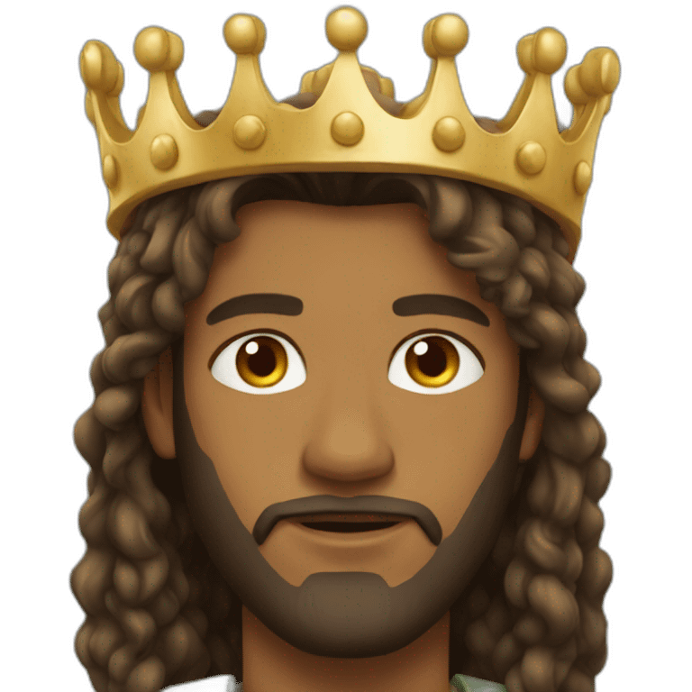 Avatar of king emoji