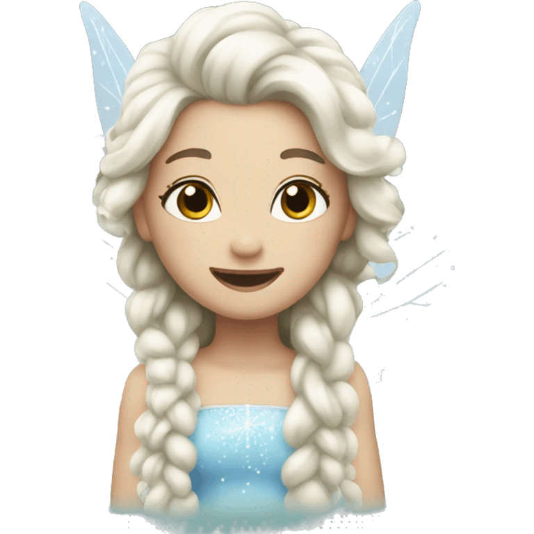 Snow fairy emoji