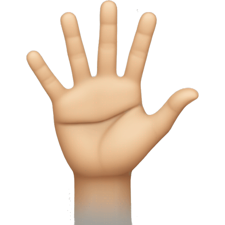 Create an emoji that shows a hand making the gesture of the letter "L" with the fingers, where the thumb and index finger form the "L" shape, while the other three fingers are folded into the palm emoji