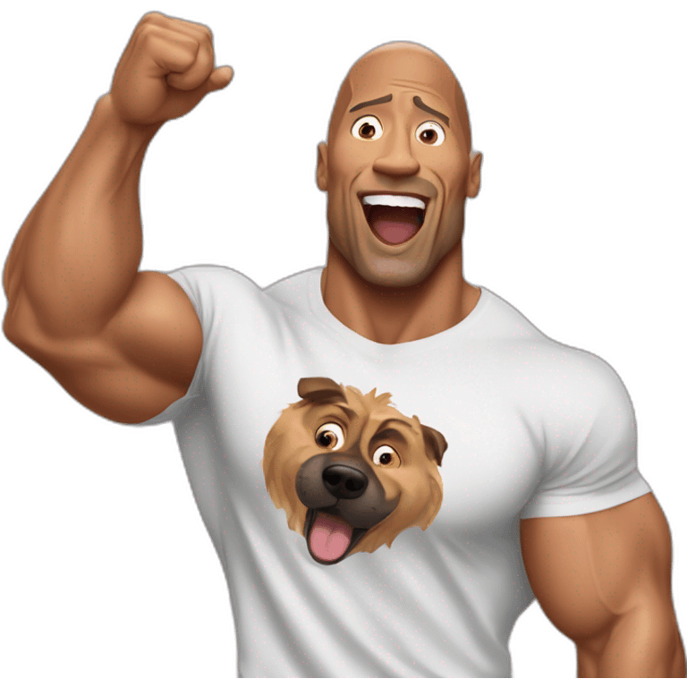 Dwayne Johnson qui hausse le sourcil emoji