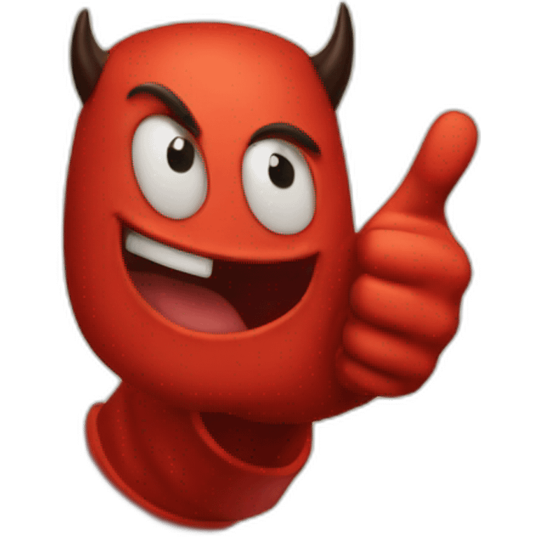 Thumbs Up with Devil emoji emoji