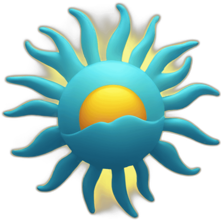 volumetric bright sun emoji