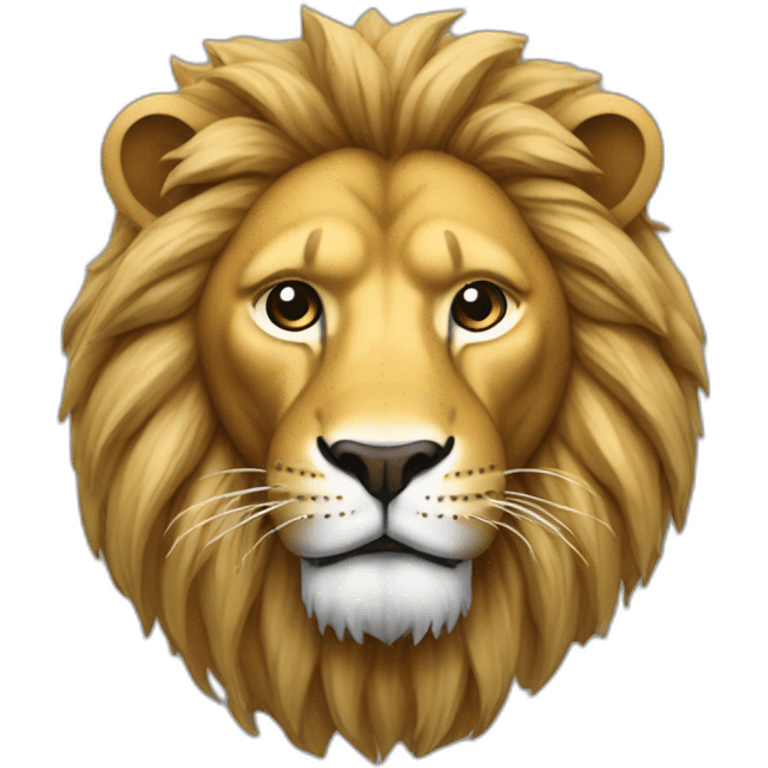 bitcoin sur un lion emoji