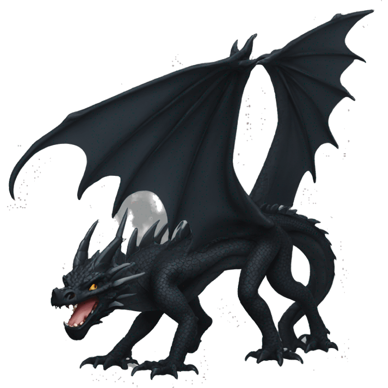 black dragon emoji