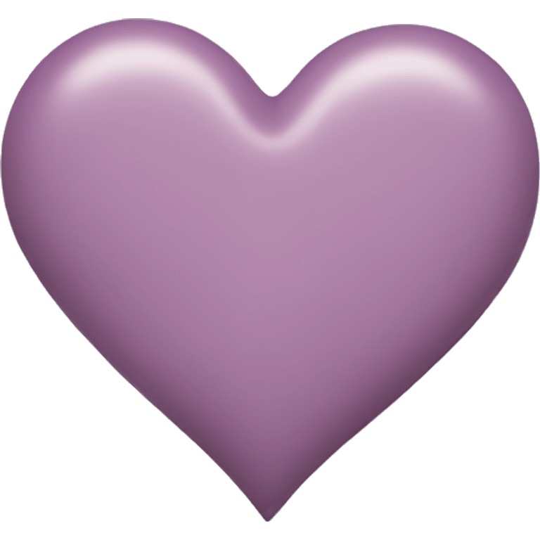 Mauve heart emoji