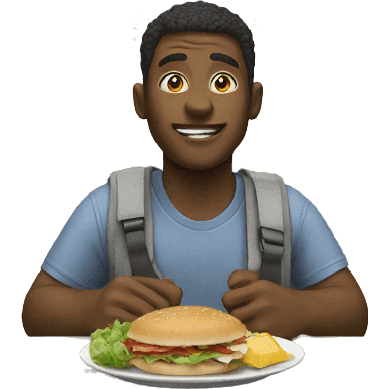 Lunch time emoji