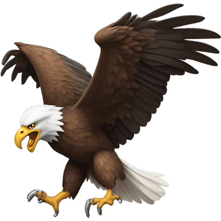 Eagle carrying a ram emoji