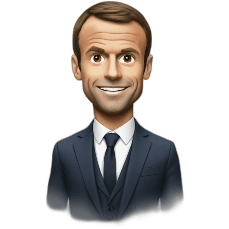 Emmanuel Macron sur Ronaldo emoji