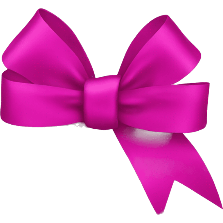 Ribbon in fuchsia  emoji