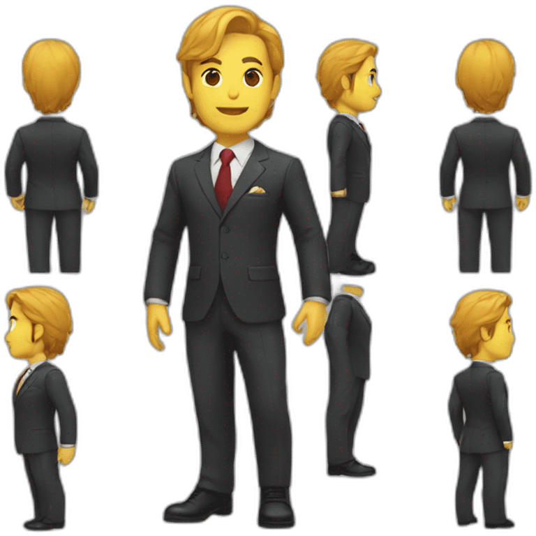 persona de traje emoji