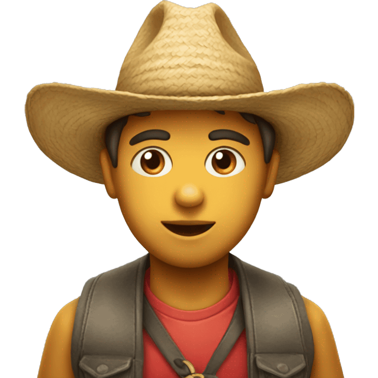 niño con sombrero emoji