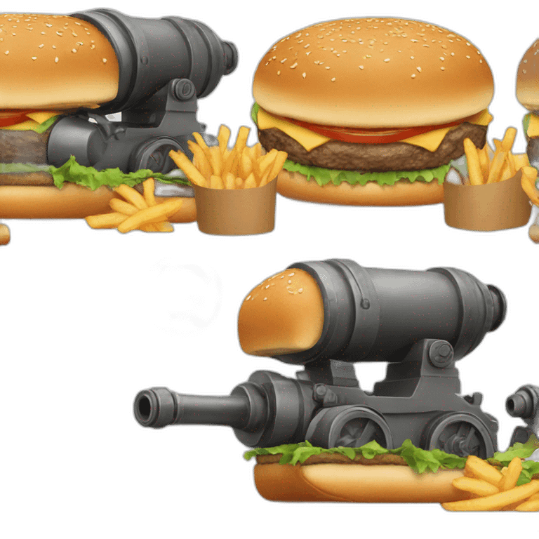 cannon-firing-burger emoji