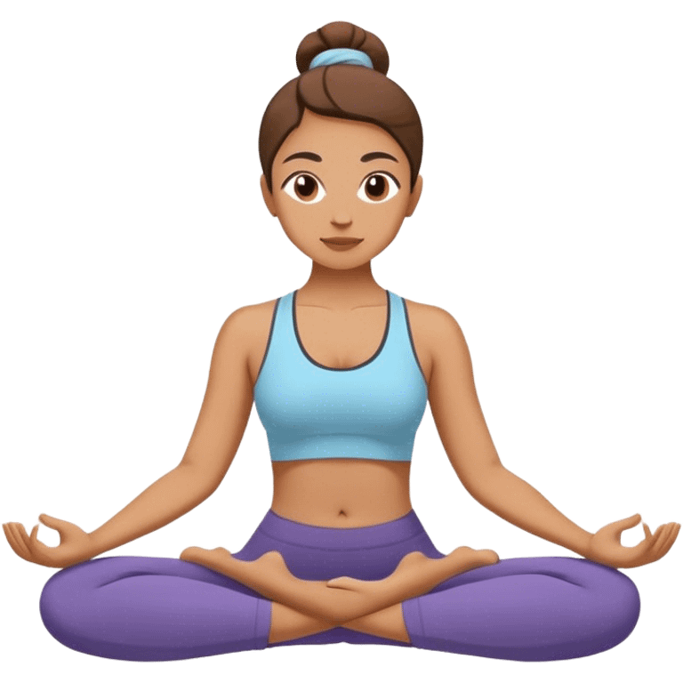 Female yoga teacher emoji