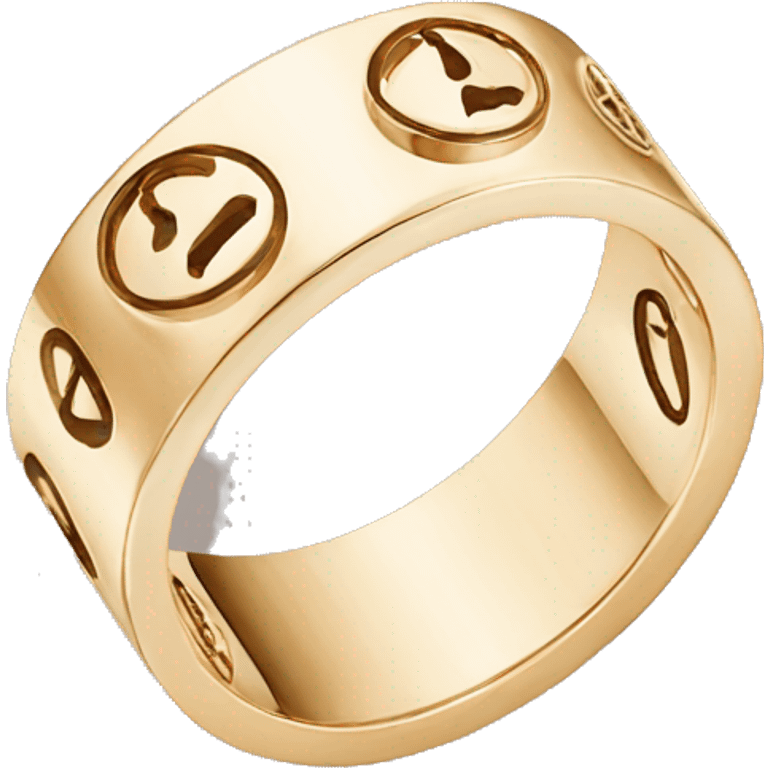 cartier love ring emoji