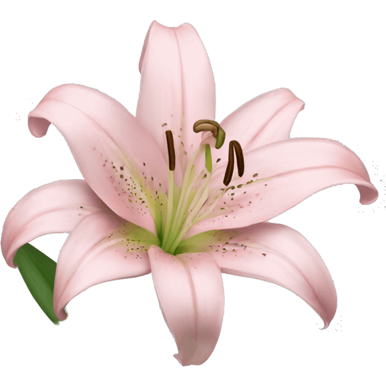 light pink lilium emoji