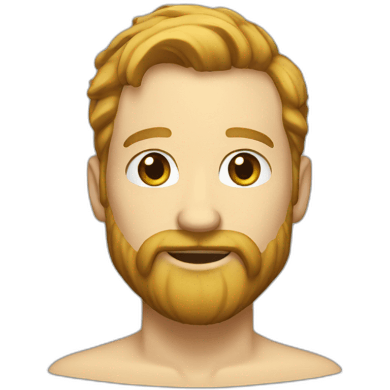 yang white man with a beard emoji