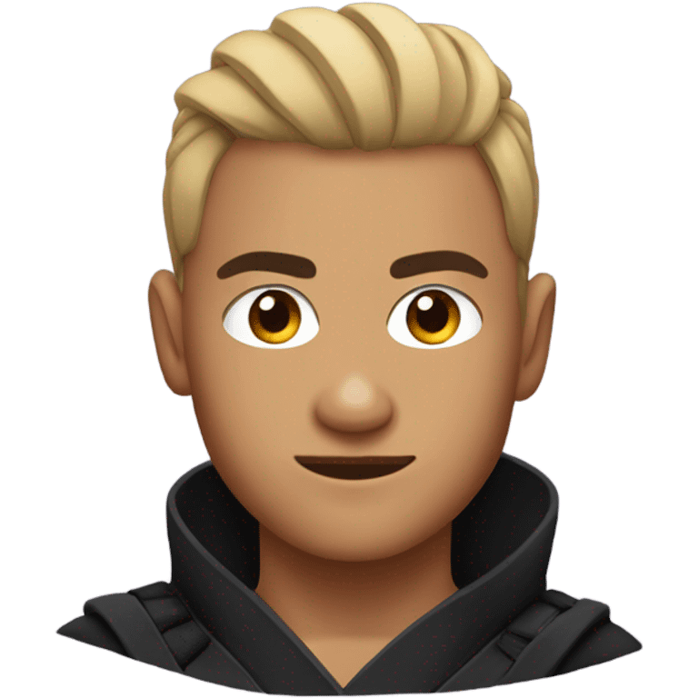 Ninja with a low taper fade￼ emoji