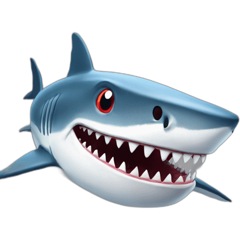 Shark attack emoji