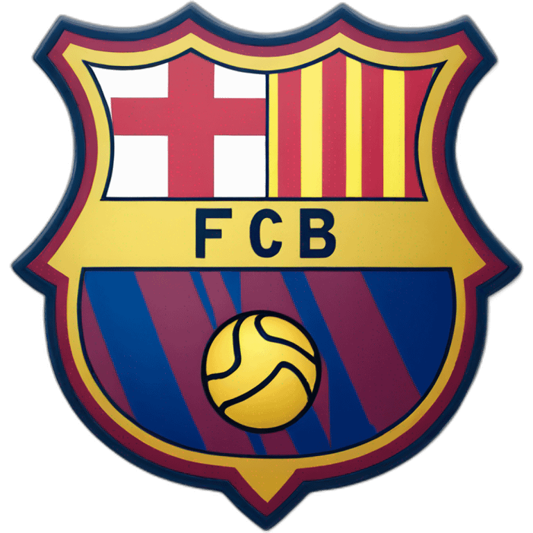 fc barcelona logo emoji